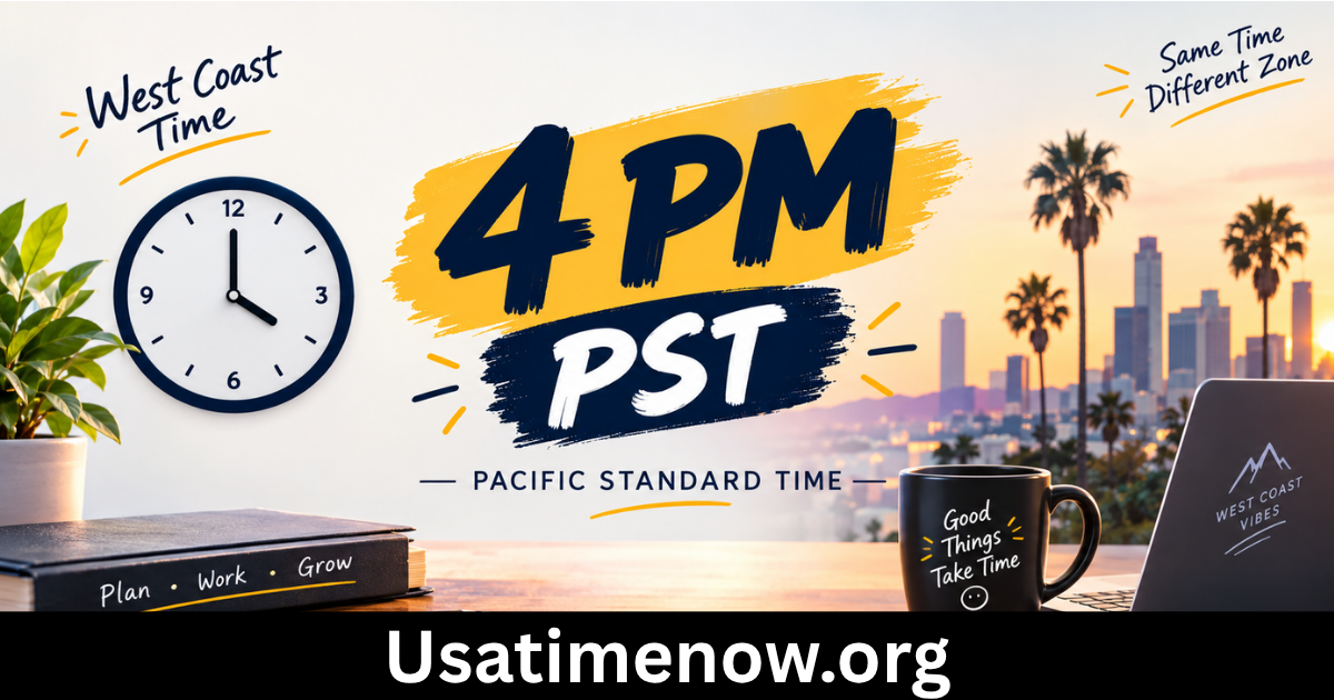 4pm pst