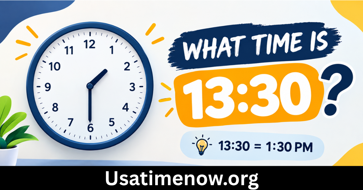 what time is 13:30