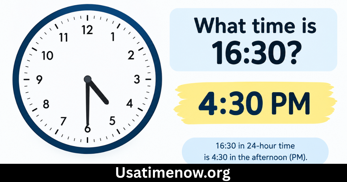 what time is 16:30