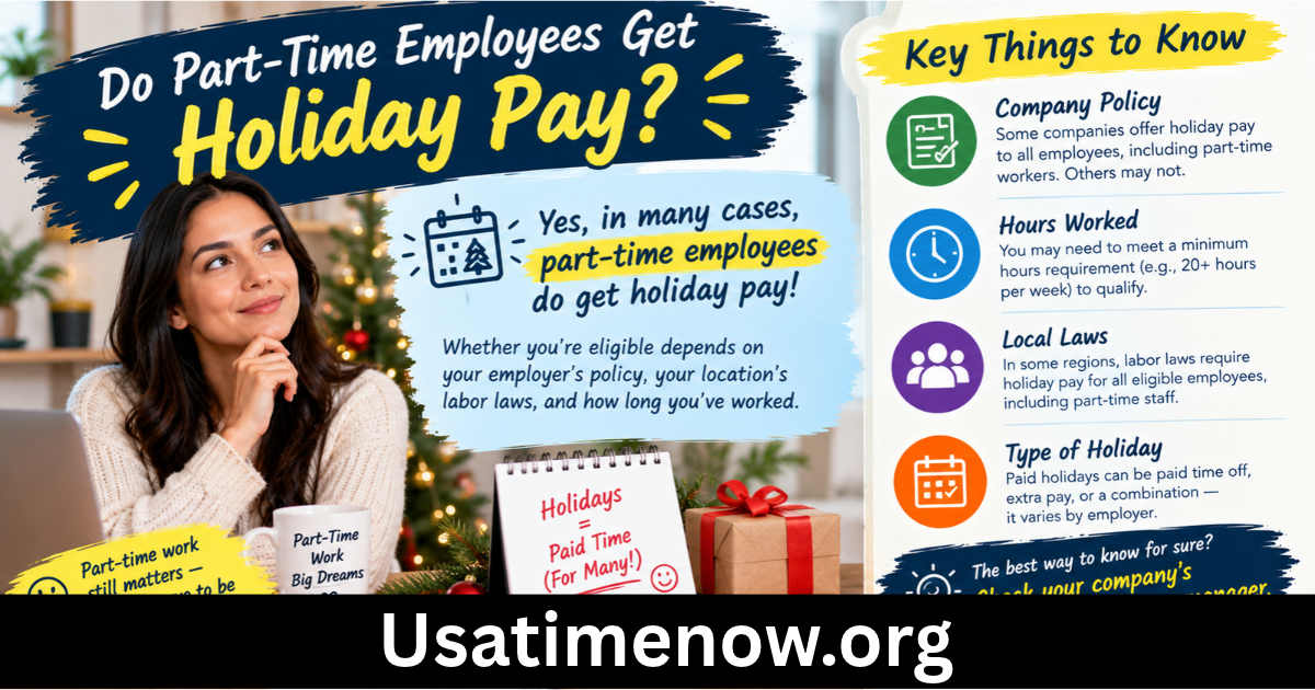 Do Part Time Employees Get Holiday Pay? 1  A Complete Guide to Employee Benefits