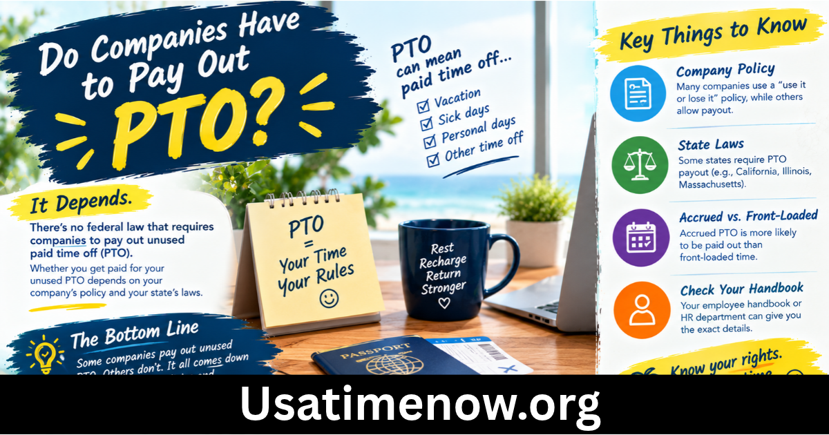 Do Companies Have to Pay Out PTO? 1 Rules, Exceptions, and Employee Rights