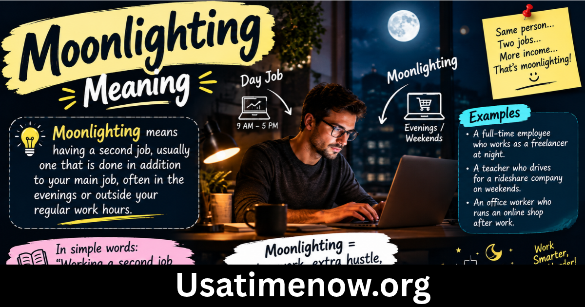 moonlighting meaning