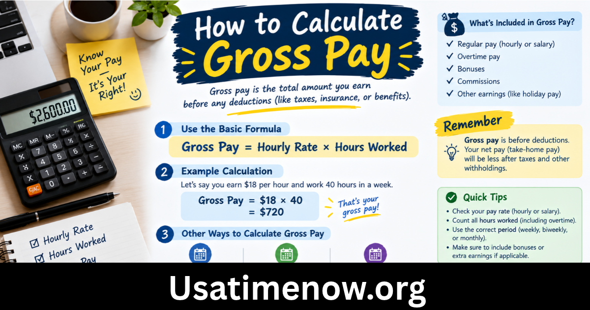 how to calculate gross pay