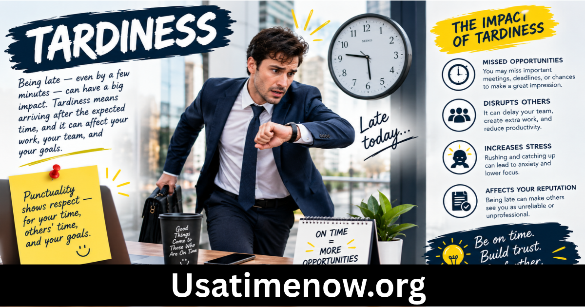 Tardiness: 1 Meaning, Causes, Effects, and How to Improve Workplace Punctuality