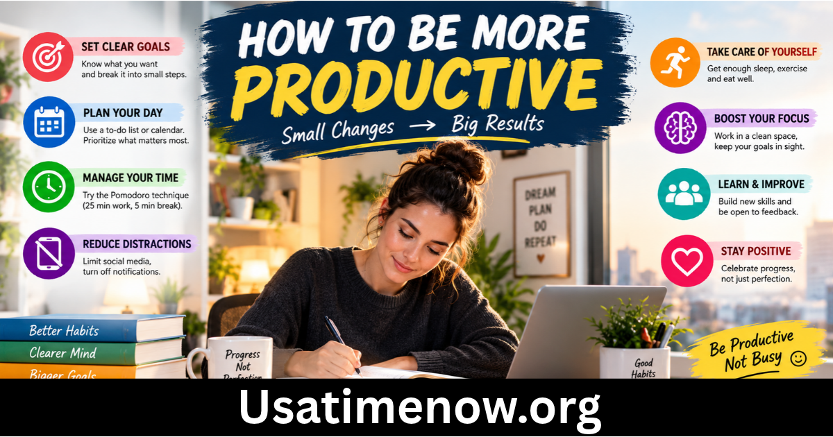 how to be more productive